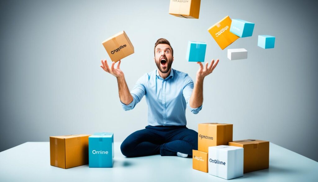 dificuldades vendas online