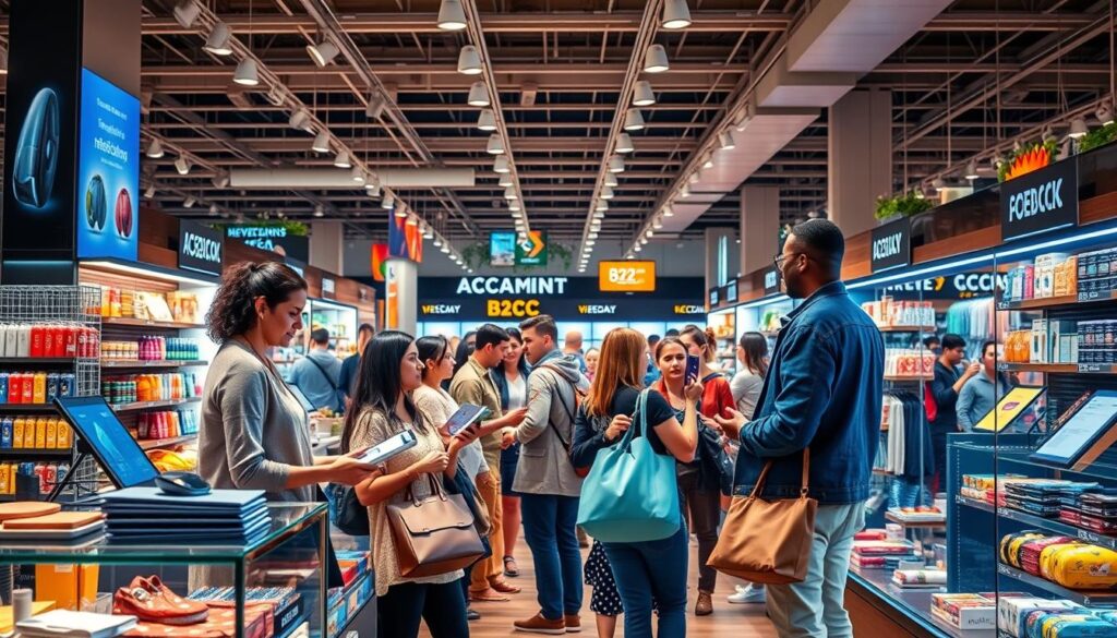 experiência de compra B2C